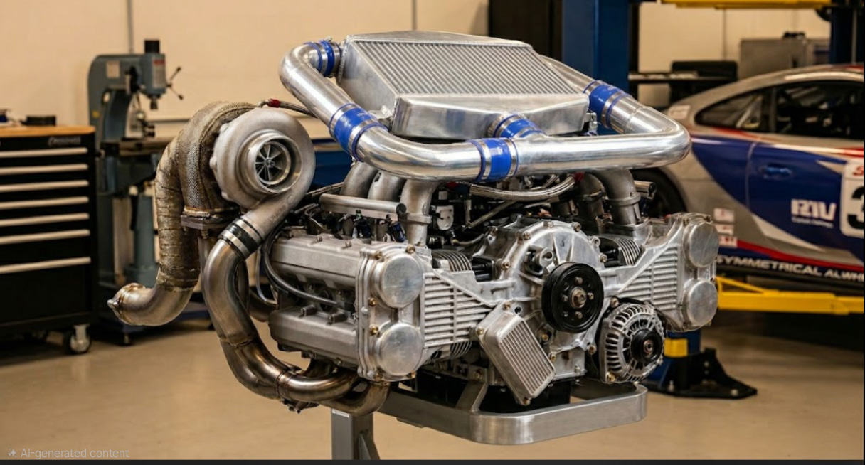 Performance automotive engine assembly